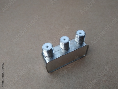 UHF Mixer Tool for combinating 2 TV antennas
 photo