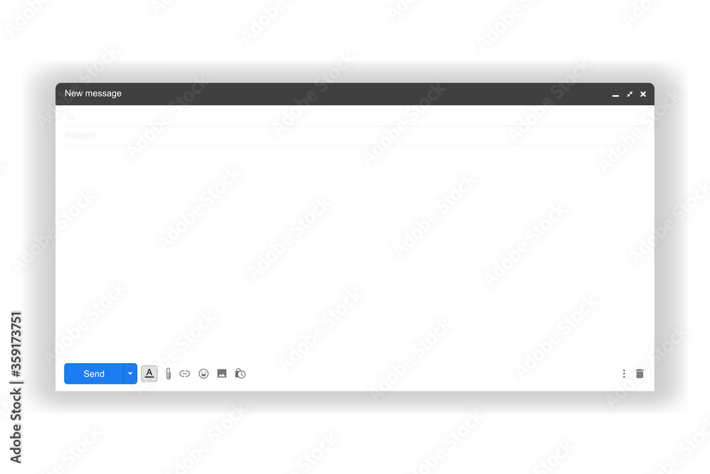 Browser window. Web browser in flat style. Internet browser window concept. Vector illustration.