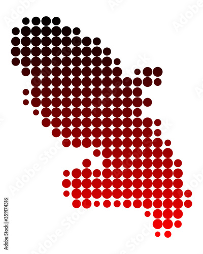 Karte von Martinique
