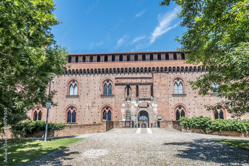 The Visconti Castle in Pavia