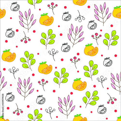 seamless pattern with flowers