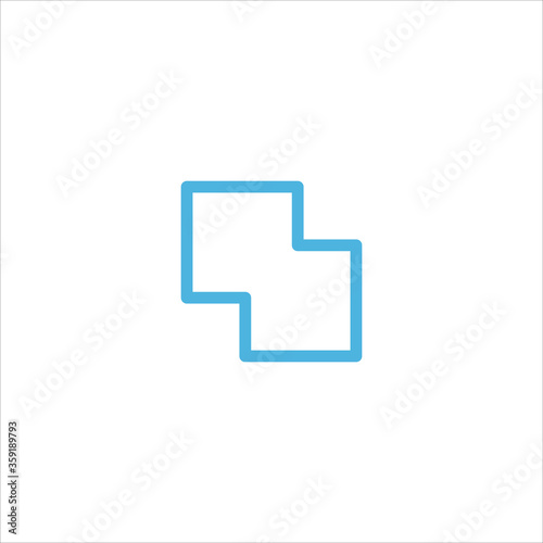 pathfinder icon flat vector logo design trendy