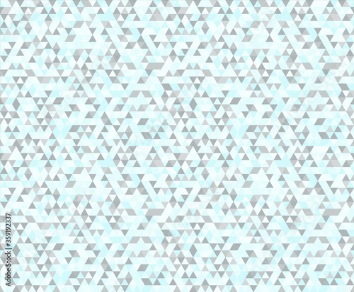 Poly blue pattern. vector pixel seamless background. Triangular modern mosaic. Graphic illustration.