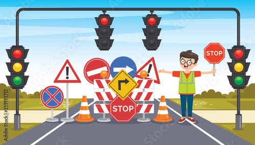 Concept Design With Traffic Signs