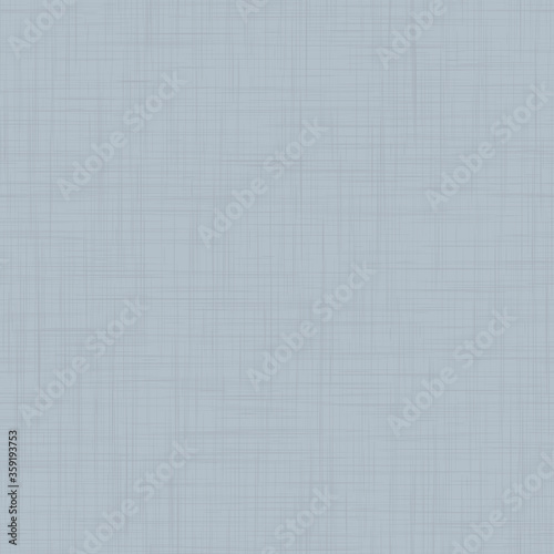 Seamless french blue woven linen texture background. Raw ecru flax hemp fiber natural pattern. Organic yarn close up weave fabric for surface material.  Denim steel grey cloth textured rough canvas.