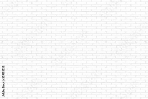 Modern white brick wall texture background. Abstract brickwork for backdrop.
