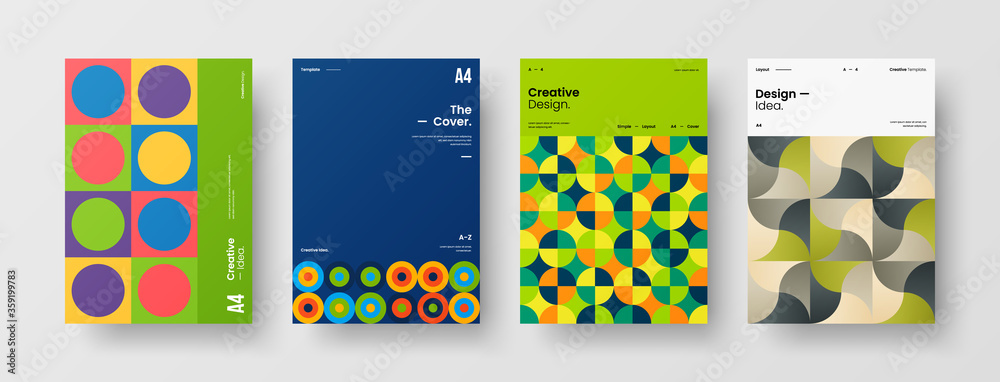 Abstract brochure cover vector design. Corporate identity geometric illustration template. Abstract brochure cover vector design. Corporate identity geometric illustration template.