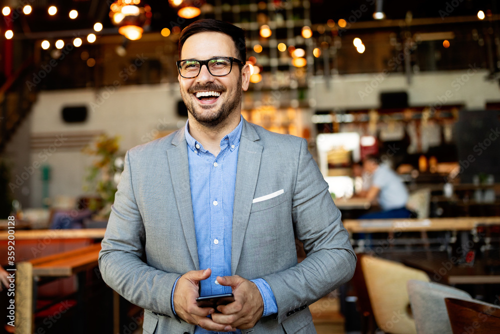 Portrait of an handsome confident business man Portrait of an handsome confident business man