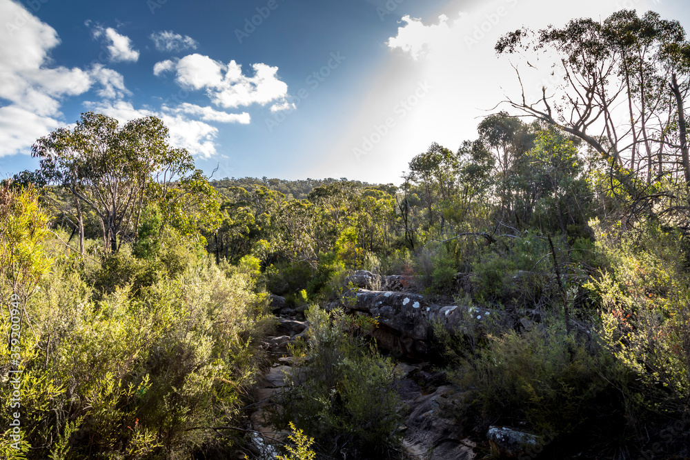 Mountainous landscape in the Grampians National Park in Victoria, Australia.