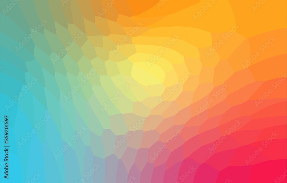  Rainbow irregular geometric background. Polygon abstract design. Vector  illustration EPS