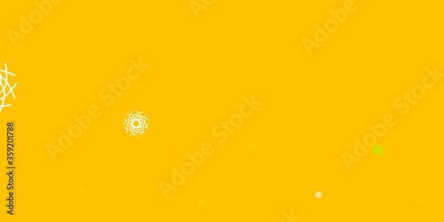 Light Multicolor vector texture with memphis shapes.