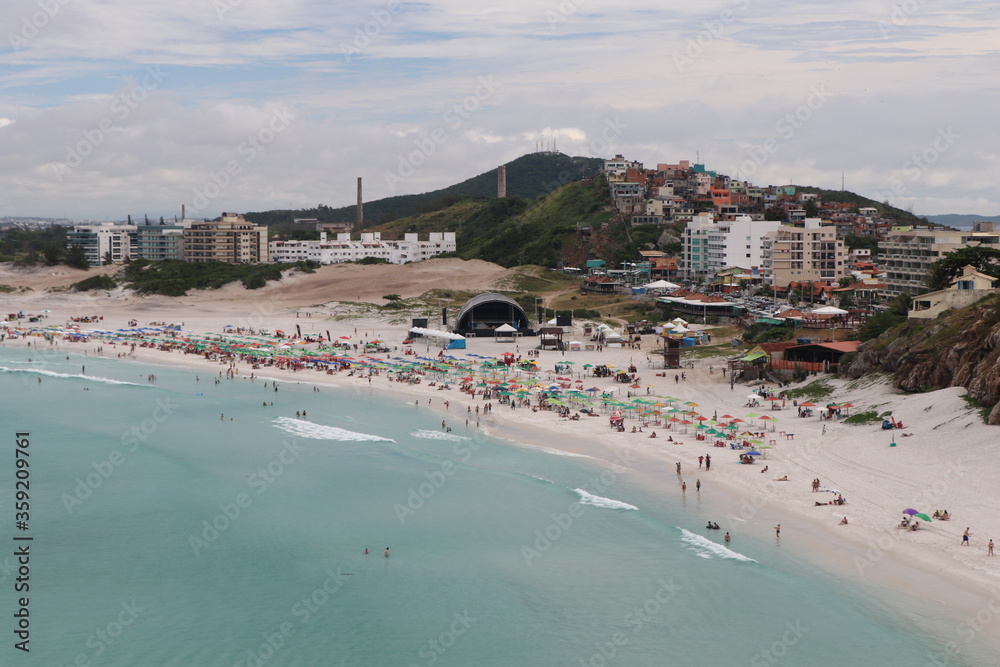 Summer afternoon on the big beach