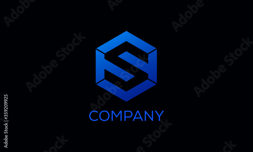Letter S logo icon design template for any kinds of company