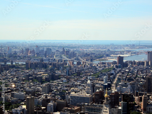 New York city aerial view © DiogenesAndrade