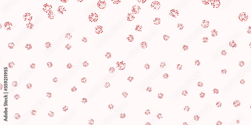 Light red vector natural backdrop with flowers. Light red vector natural backdrop with flowers.