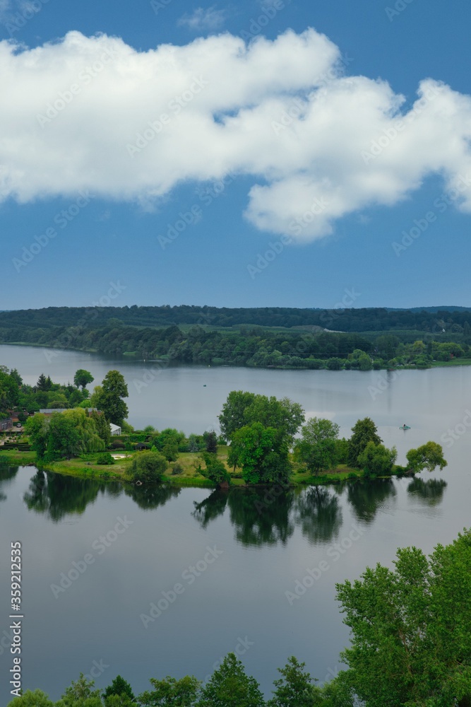 Blick auf die Müritz in Mecklenburg Vorpommern Deutschland Blick auf die Müritz in Mecklenburg Vorpommern Deutschland