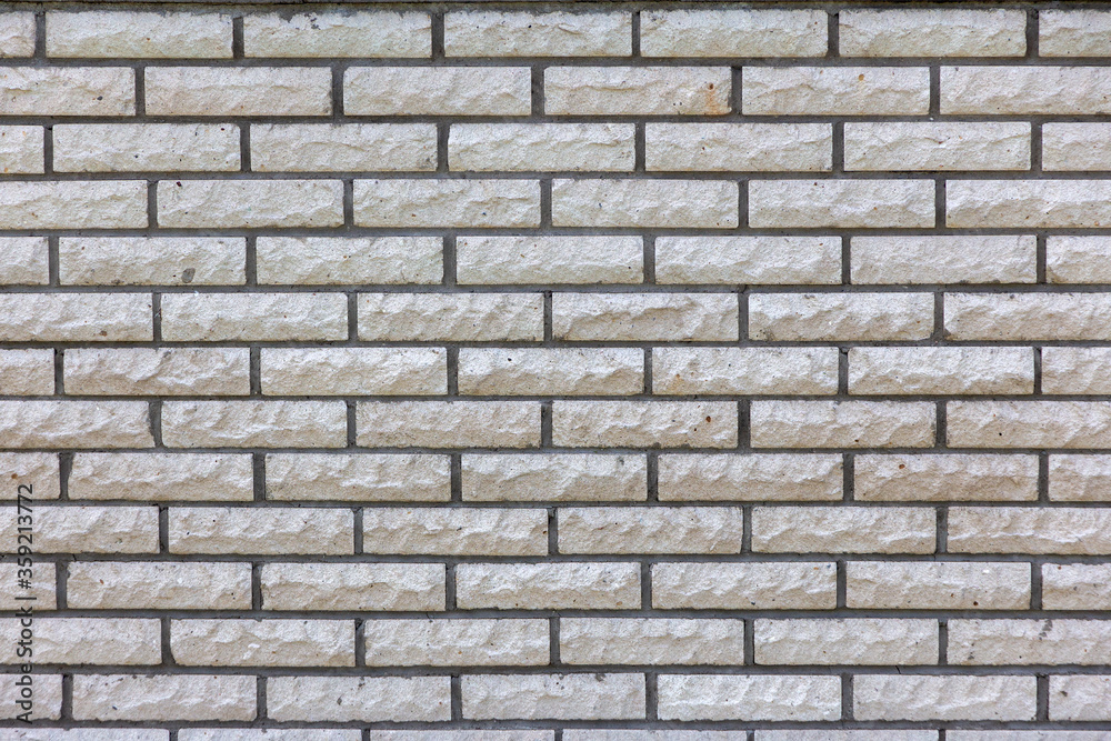 Modern gray brick wall