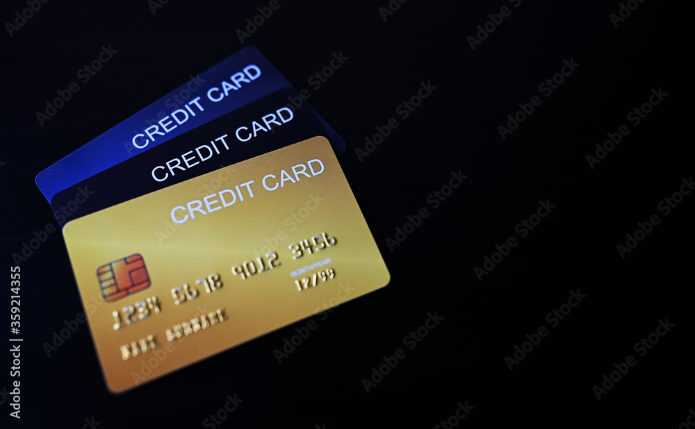 Credit card close up shot concept of online shopping,Copy space Credit card close up shot concept of online shopping,Copy space