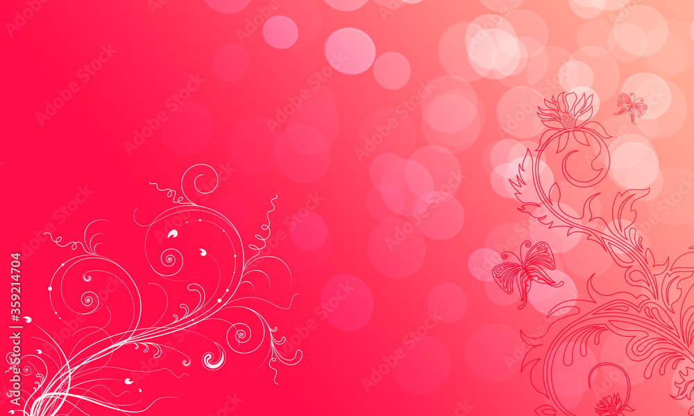 edler Hintergrund pink rot weiß, Pastell sonniges Leuchten Licht Sonnenschein, helle Blätter Ranken floral am Rand Bokeh Glitzer luxuriös zeitloses Design oder einfach nur elegant Layout Vorlage edler Hintergrund pink rot weiß, Pastell sonniges Leuchten Licht Sonnenschein, helle Blätter Ranken floral am Rand Bokeh Glitzer luxuriös zeitloses Design oder einfach nur elegant Layout Vorlage