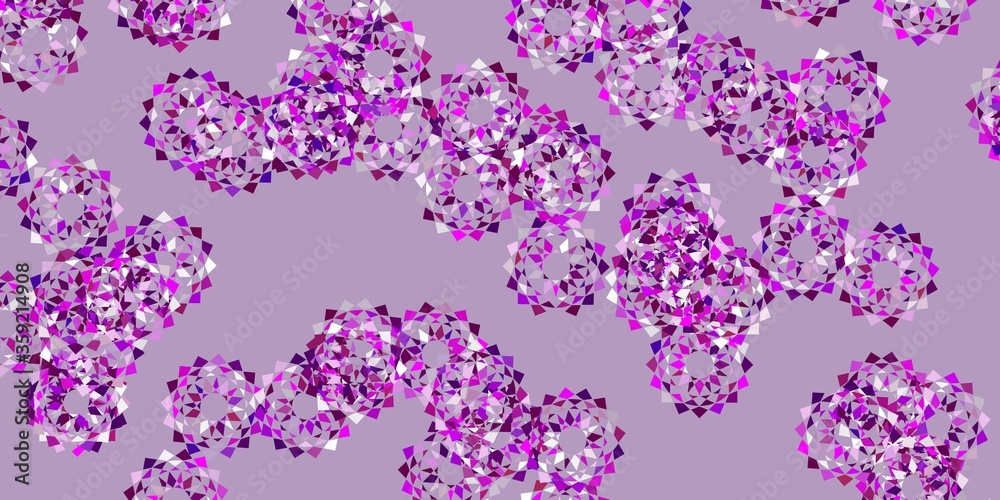 Light pink vector natural artwork with flowers. Light pink vector natural artwork with flowers.