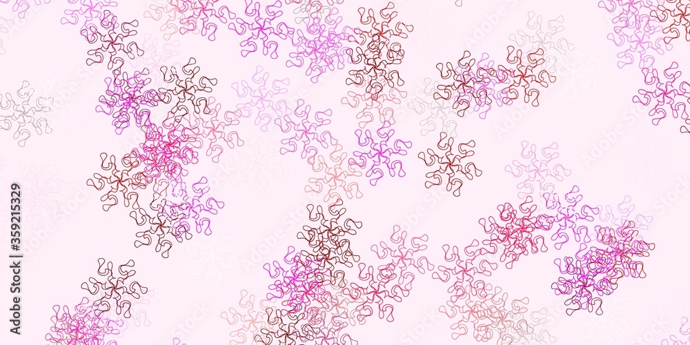 Light pink vector natural layout with flowers. Light pink vector natural layout with flowers.