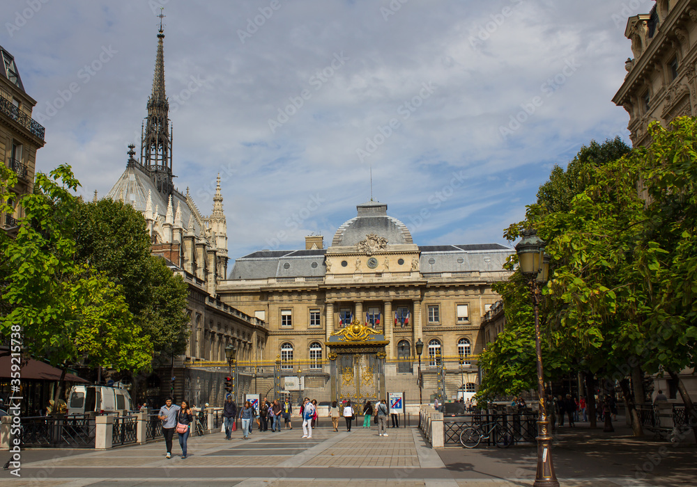 The Palais de Justice, Paris France