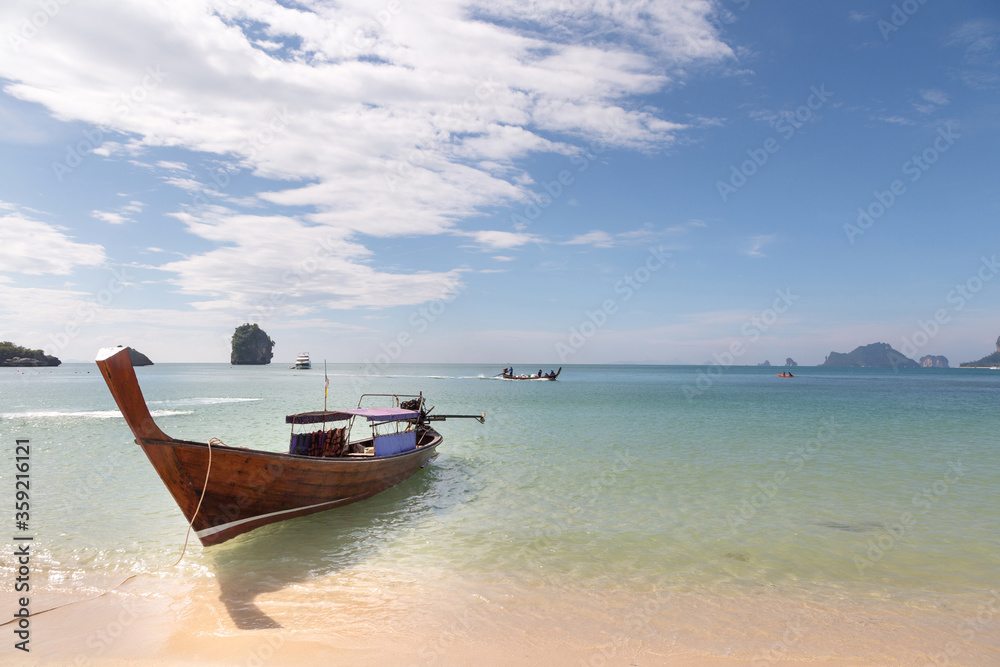 Boat trip in the calm sea, Thailand