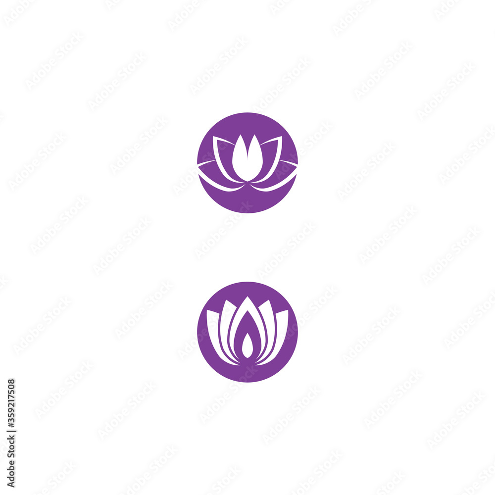 Beauty Vector lotus icon Beauty Vector lotus icon