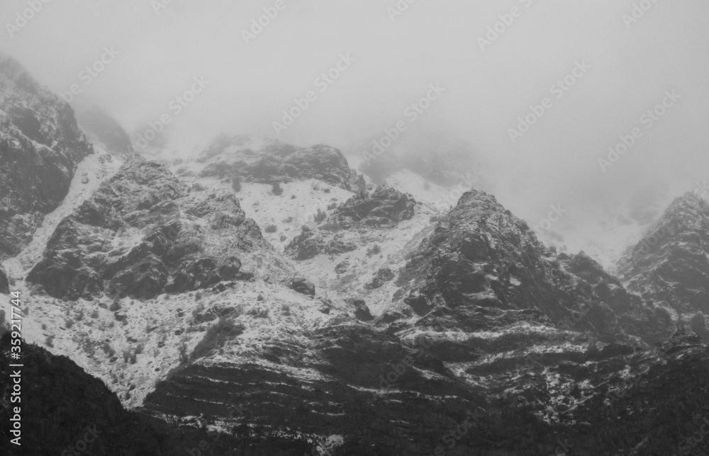 Obraz premium mountain in the mist