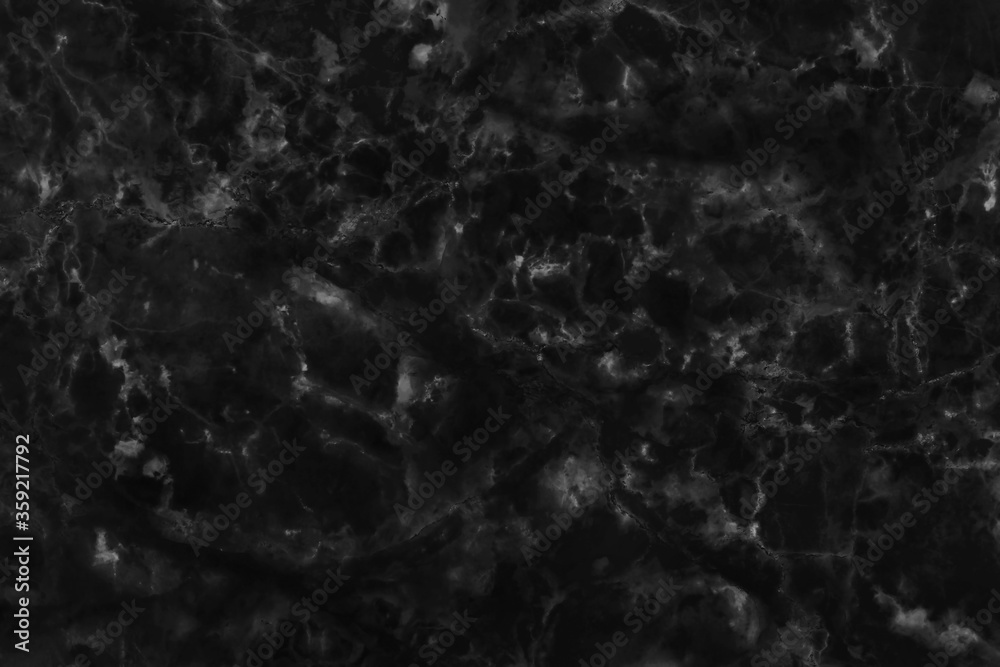Black grey marble texture background, natural tile stone floor.