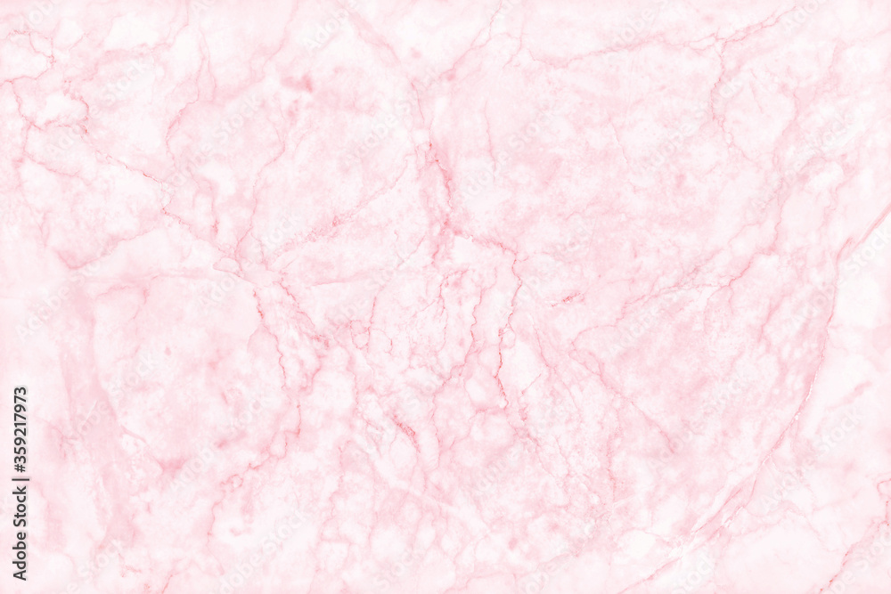 Fototapeta premium Pink marble texture background, natural tile stone floor.