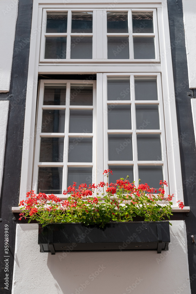 Fototapeta premium aspirational home with window box 