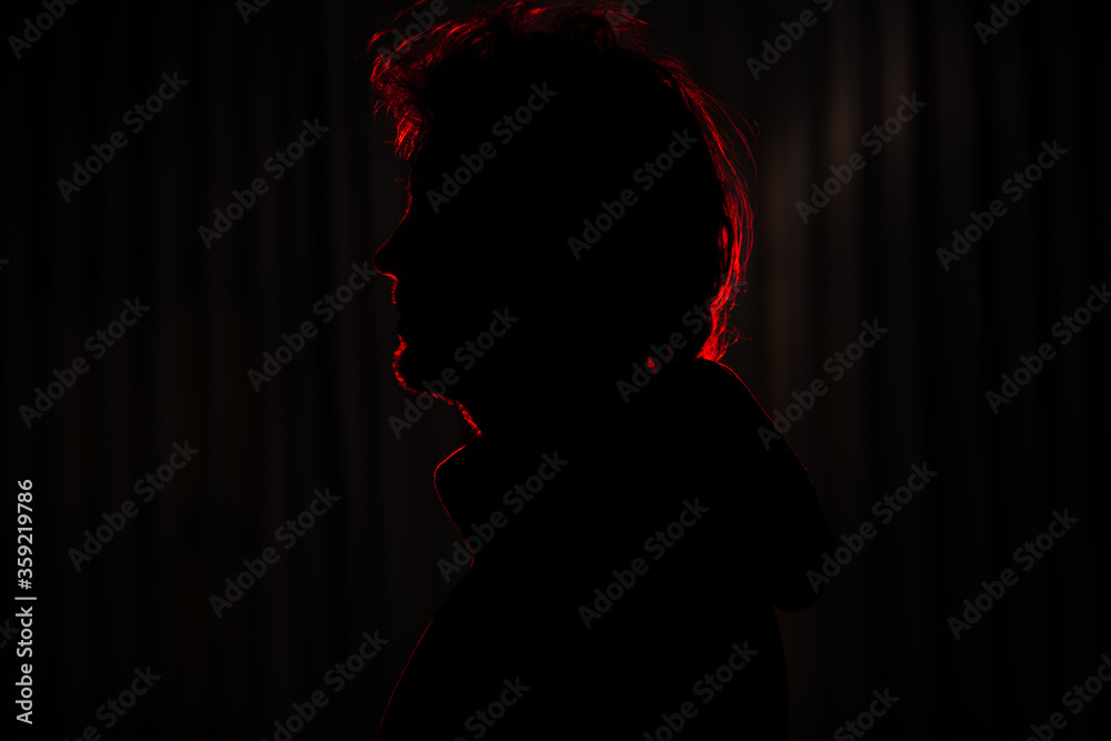 Red Silhouette