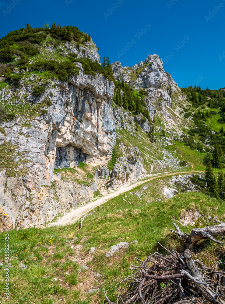 Fototapeta premium The Bavarian Wendelstein Mountain area with a great Mountain View