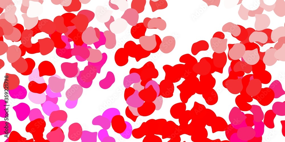 Light pink, yellow vector background with random forms. Light pink, yellow vector background with random forms.