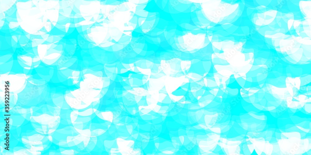 Light Green vector layout with circle shapes. Light Green vector layout with circle shapes.