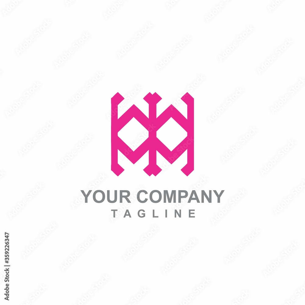 MW. WM, MTW, WTM, MIW, WIM initials geometric logo and vector icon MW. WM, MTW, WTM, MIW, WIM initials geometric logo and vector icon