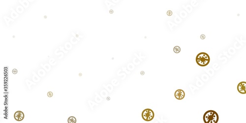 Light gray vector texture with disease symbols.