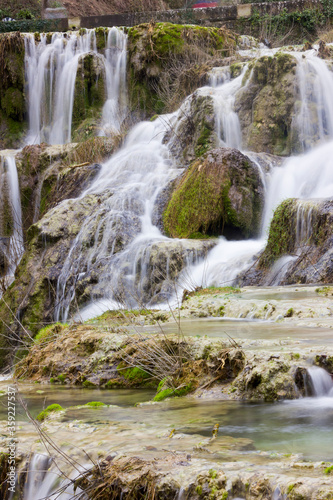 Waterfalls on the rocks