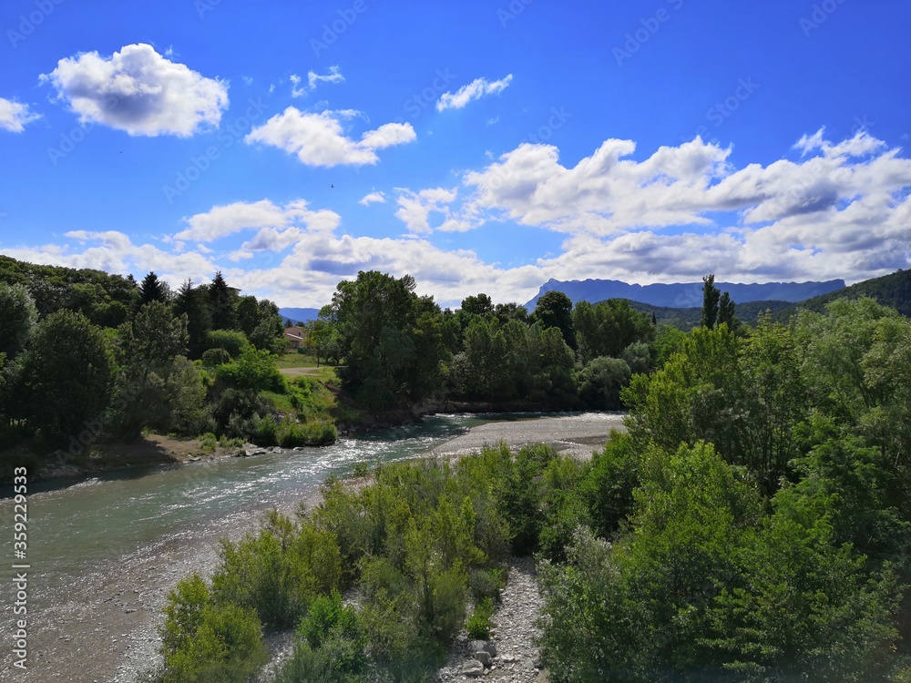 Vue sur la Drôme 