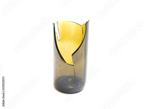 Photography Shattered wine bottle