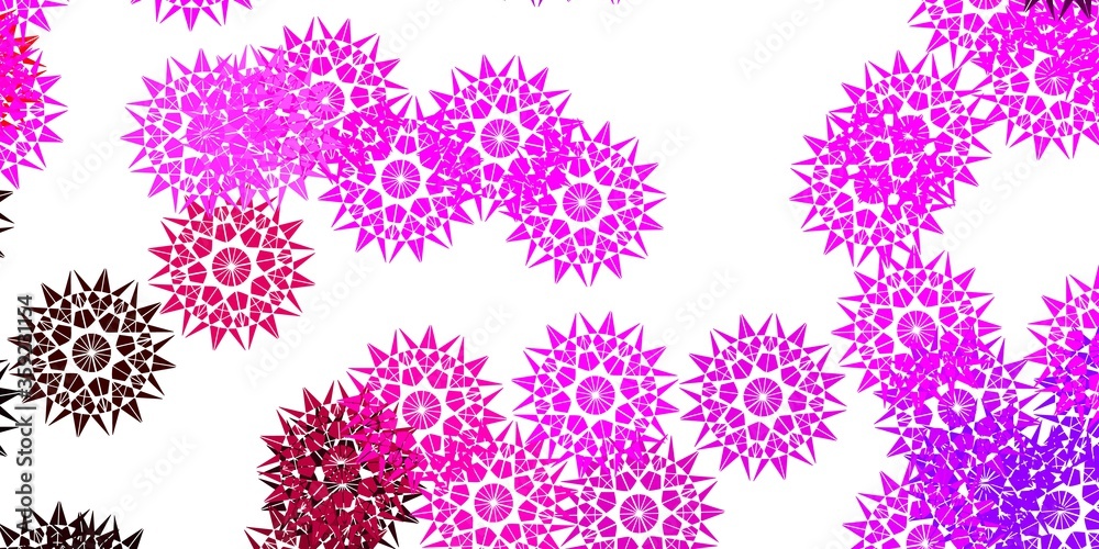 Light Purple, Pink vector natural layout with flowers. Light Purple, Pink vector natural layout with flowers.