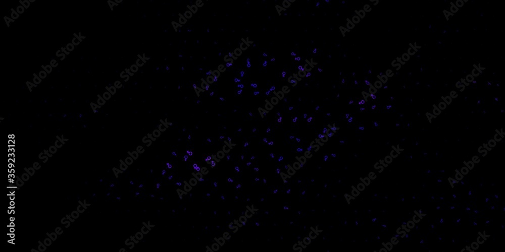 Dark Purple, Pink vector texture with religion symbols. Dark Purple, Pink vector texture with religion symbols.