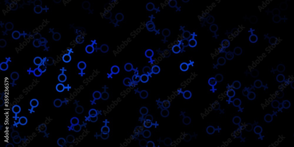 Dark BLUE vector backdrop with mystery symbols. Dark BLUE vector backdrop with mystery symbols.