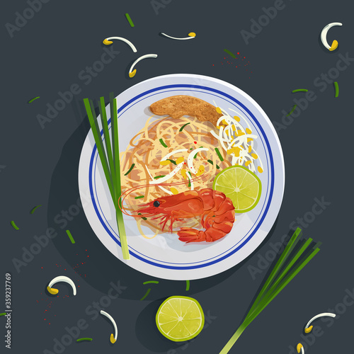 thaifood padthai Thai noodles 01 photo