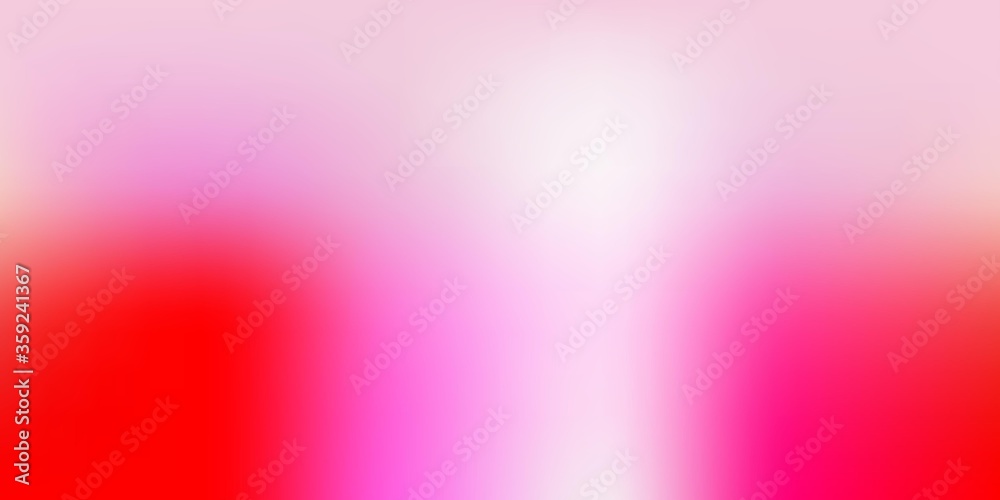 Light Red vector abstract blur template. Light Red vector abstract blur template.