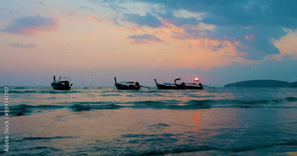 Traditional Thai long-tail boat Traditional Thai long-tail boat
