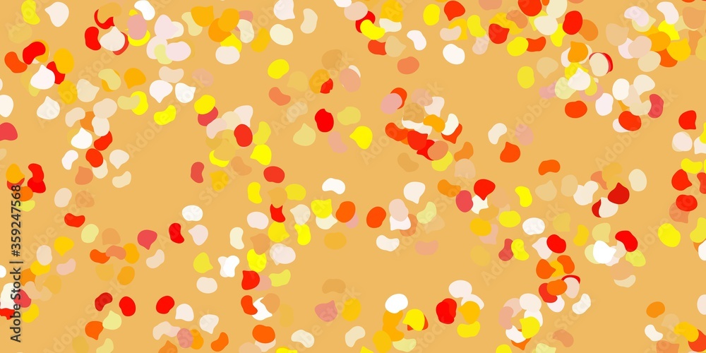Light orange vector texture with memphis shapes. Light orange vector texture with memphis shapes.