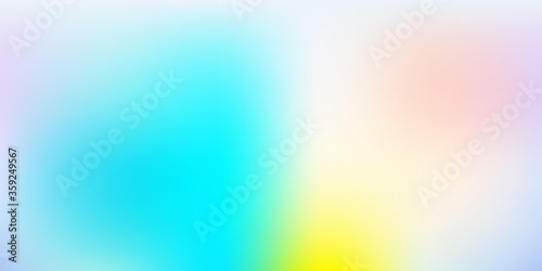 Light Blue, Yellow vector abstract blur backdrop.