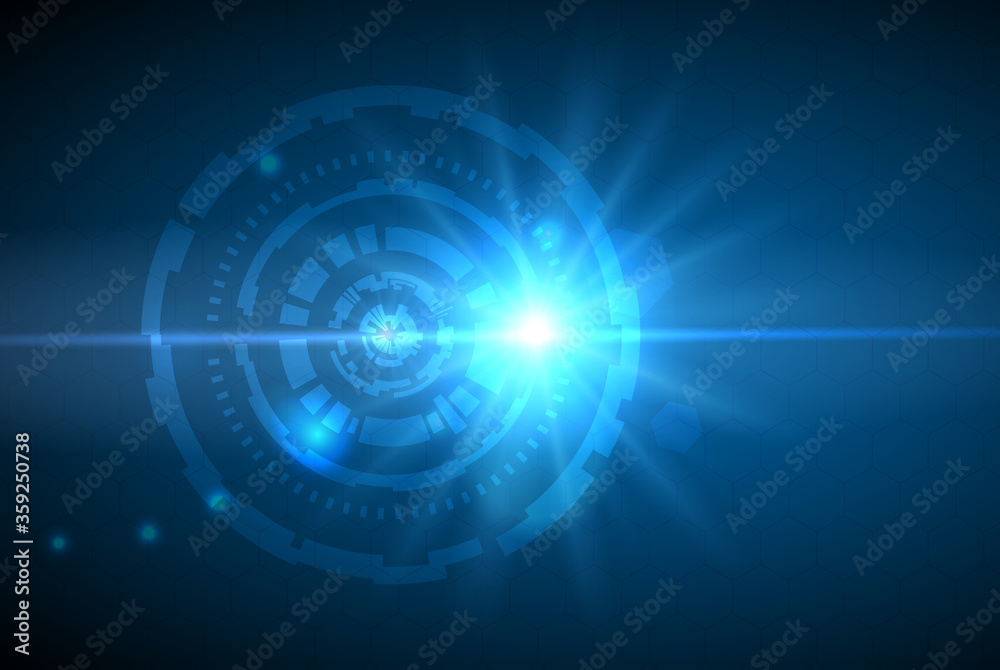Futuristic technology HUD vector background. Eps10. - Vector Futuristic technology HUD vector background. Eps10. - Vector